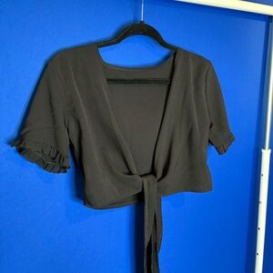 Tie Front Crop Top
